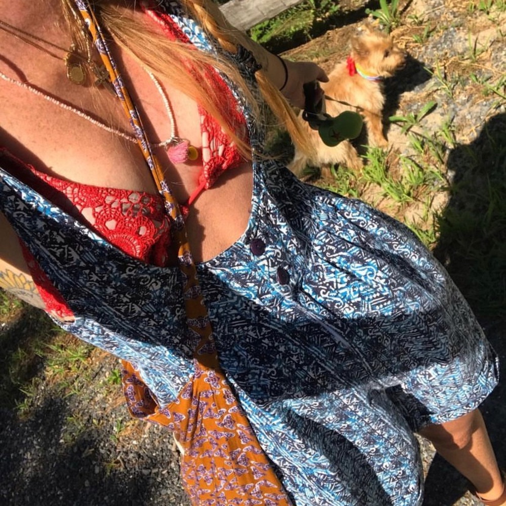 Legit vintage beachy romper
